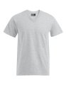 Heren T-shirt V Hals Promodoro Premium 3025 Sport Grijs